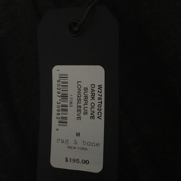 Dark blue long sleeve for rag and bone - Picture 2 of 2